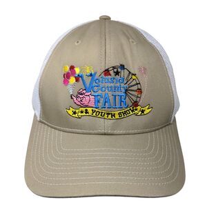 Volusia County Fair & Youth Show Snapback Trucker Hat Tan One Size Richardson